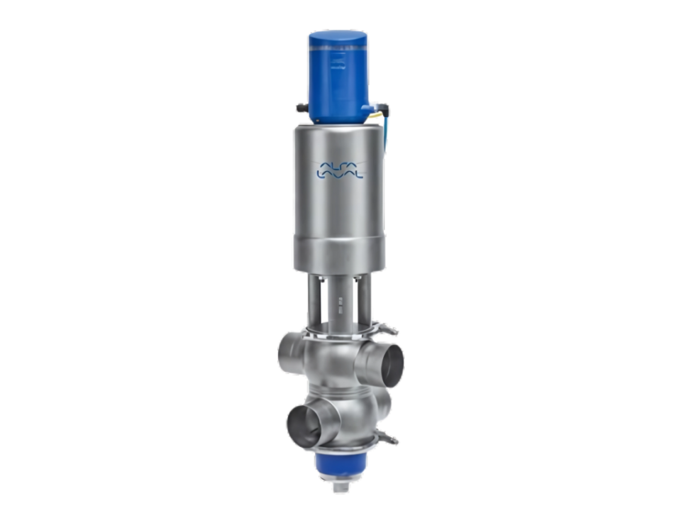 Alfa Laval SMP Mixproof Valve with double seal for hygienic fluid separation and CIP safety
