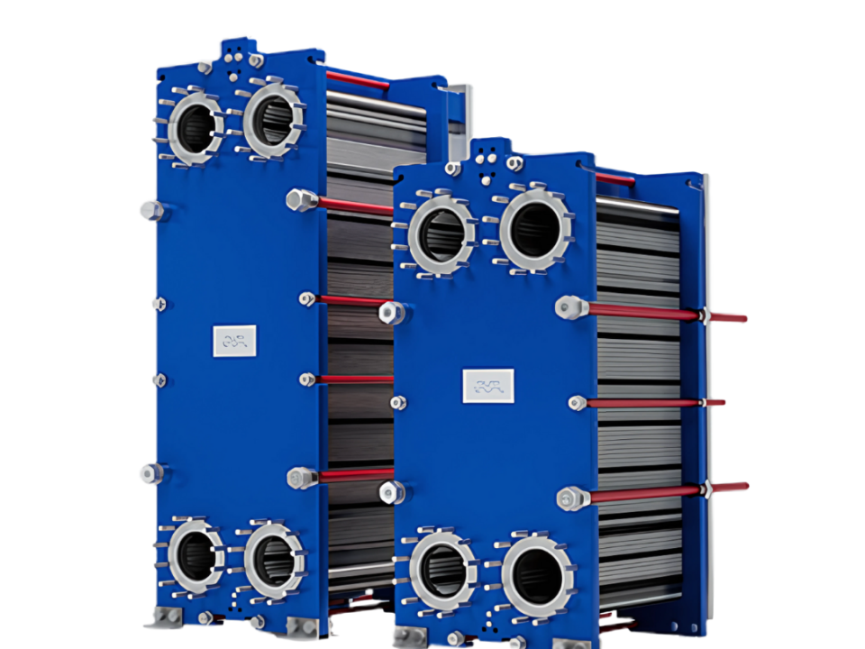 Alfa Laval Industrial Semi-Welded Line Plate Heat Exchanger for efficient and durable industrial heat transfer.