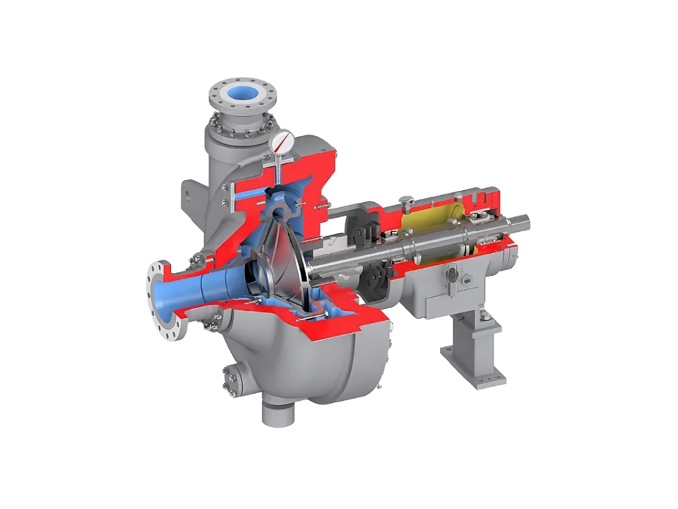 Flowserve HPX6000 and HPXM6000 Fully Lined API 610 (OH2) Slurry Pumps for High-Temperature, Abrasive Applications