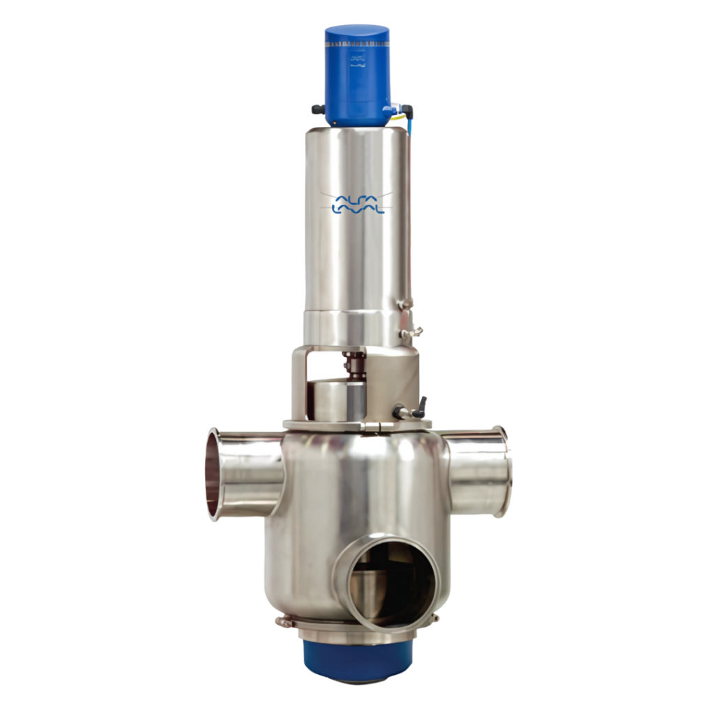 Alfa Laval Unique Mixproof Large Particle valve for hygienic processing of viscous and solid-laden fluids