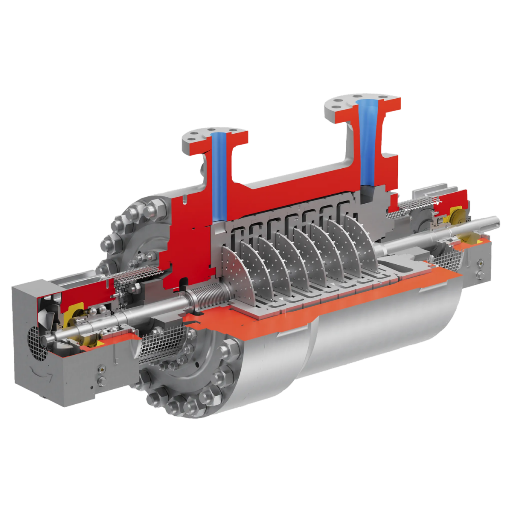 WXB B low flow high head multistage process barrel pump with Barske style impellers