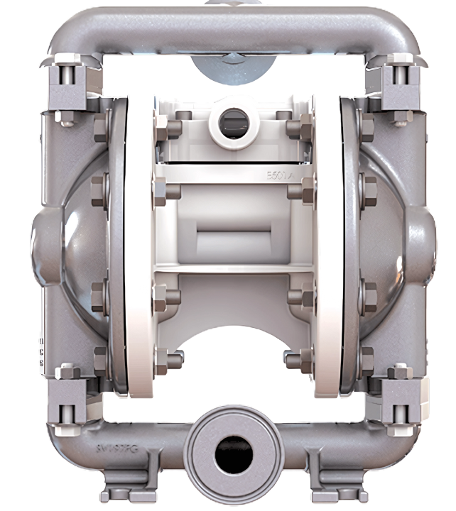 Versamatic 1/2 inch FDA-compliant stainless steel AODD pump