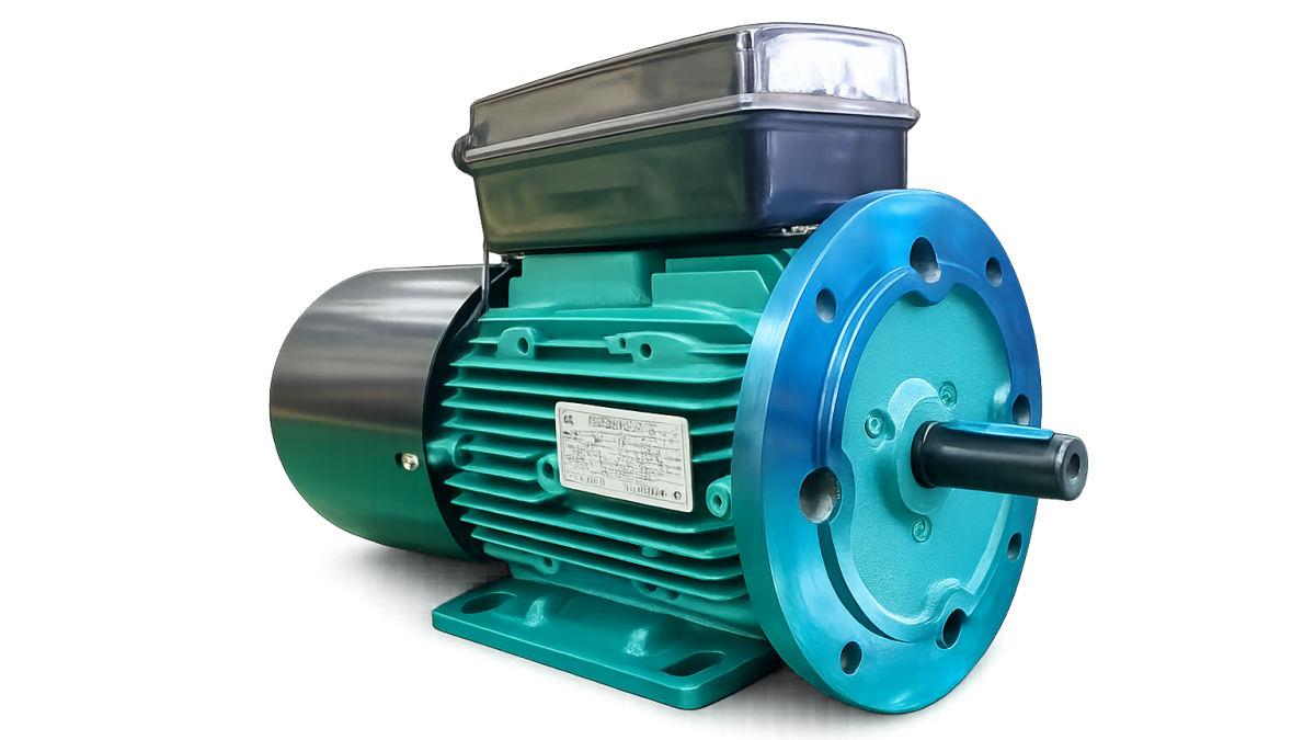 Integrated brake motor for machinery applications