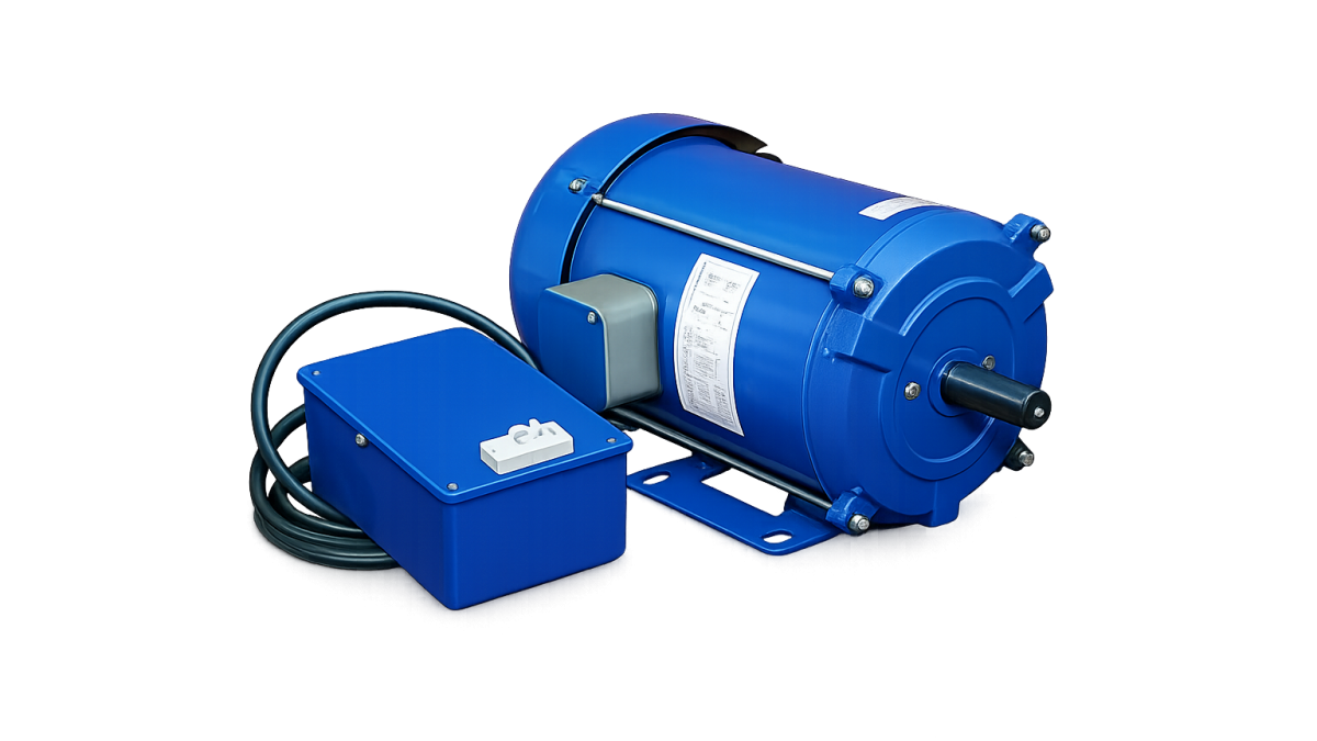 Motor for woodworking machinery applications
