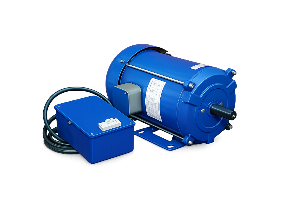 Motor for woodworking machinery applications